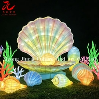 Lanterne LED géante personnalisée sur le thème des animaux marins, monde sous-marin, océan, imperméable, durable, décoration de vacances pour Diwali Ramadan