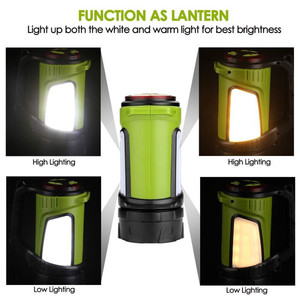 Hand Lantern Led <b>Rechargeable</b> Battery Touch Switch Outdoor Camping Light Portable <b>Flashlight</b> With Usb Port - Product Image 3