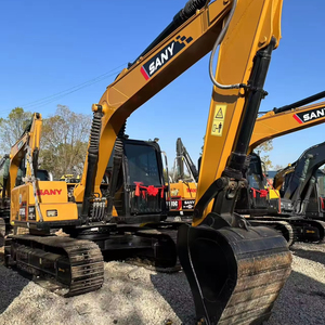 Excavatrice d'occasion de marque chinoise Sany135c de haute qualité avec moteur PLC, boîte de vitesses et pompe - Poids opérationnel de 13,5 tonnes - Product Image 1