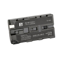 Kamera lampu Panel LED Video Studio Film fotografi baterai Lithium isi ulang baterai Li-Ion paket baterai li-polimer aman