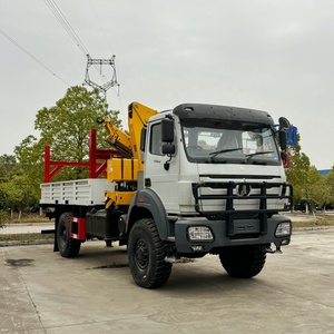 Camión Grúa Integrado Todoterreno 4x4 |   Grúa <span class=keywords><strong>de</strong></span> 6.3 Toneladas y Caja <span class=keywords><strong>de</strong></span> Carga <span class=keywords><strong>de</strong></span> 5.2m, Perfecta para <span class=keywords><strong>Alquiler</strong></span> <span class=keywords><strong>de</strong></span> Equipos y Proyectos Pequeños - Product Image 3
