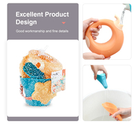 Jouets d'été, ensemble de jouets de plage en plastique souple, seau pliable, pelle, drague à sable, jouets de bain, jouets d'eau pour enfants unisexes