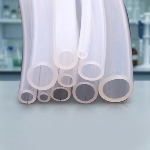 Tuyaux en caoutchouc silicone transparent vulcanisé au platine, bande moulée, flexible, avec service de découpe, qualité médicale, longueur 25m - Product Image 2