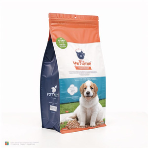 Kunden spezifisches Hundefutter Katzenfutter-Verbund werkstoff mit Reiß verschluss acht seitig versiegeln Lebensmittel verpackungs beutel - Product Image 4