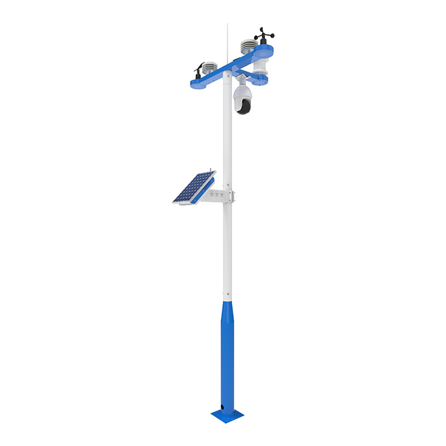 Outdoor Weather Station 7-in-1 Multiple Weather Sensors 4G/Solar Power Automatic Weather Monitoring System for Smart Agriculture