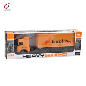 Chengji điều khiển từ xa Container xe tải đồ chơi trẻ em mô phỏng Trailer 2.4G có thể tháo rời RC Container xe tải với đèn pha chiếu sáng - Product Image 5