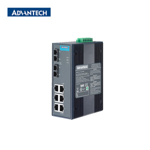 Switch Ethernet industriel non géré Advantech EKI-2728S 6 ports Gigabit RJ45 2 ports SC fibre monomode - Product Image 2