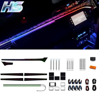 Éclairage intérieur et d'ambiance pour Toyota Hilux 2015-2024, kits d'éclairage d'ambiance pour voiture Toyota Hilux, éclairage d'ambiance pour voiture