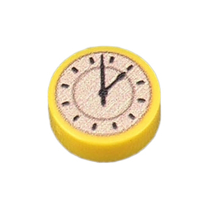 MOC City Watch Cadran Imprimé Carreaux Blocs de Construction Horloge Visage Accessoires Briques Jouets Garçons Cadeau - Product Image 3