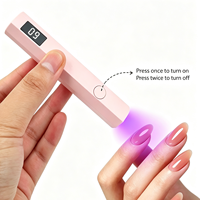 Lampe UV portable de poche en forme de main, mini LED 3W, rechargeable sans fil, pour manucure, usage domestique et professionnel, OEM