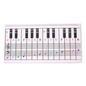 Tarjetas de Práctica de Dedilación <span class=keywords><strong>para</strong></span> Órgano Electrónico, con Diagrama de Notación Musical y Tabla de Referencia <span class=keywords><strong>para</strong></span> Teclados de <span class=keywords><strong>Piano</strong></span> de 61 y 88 Teclas, Venta al Por Mayor, PKC-0403 - Product Image 5