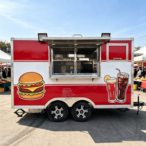 Food Truck Mobile Burger Food Small Food <b>Trailer</b> Food Concession <b>Trailer</b> Concession <b>Trailer</b> Fast Food Truck Truck <b>Trailers</b> - Product Image 5