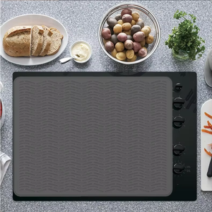 Customized Logo Silicone Heat Table <b>Mat</b> Pad Dish <b>Drying</b> <b>Mat</b> For <b>Kitchen</b> - Product Image 2