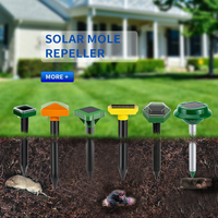 Répulsif solaire à ultrasons, 4 pièces, répulsif pour animaux, chauve-souris de lizard, pigeon, singe, oiseau, grains, contrôle antiparasitaire