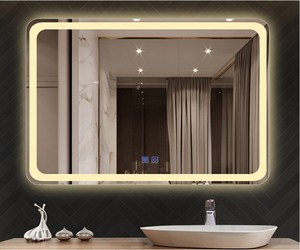 3-5 Mét Môi Trường Treo Tường Cảm Ứng Chuyển Đổi Cảm Biến Barbershop Wifi Loa <span class=keywords><strong>Led</strong></span> Thắp Sáng Thông Minh Gương Chiếu Sáng Treo Tường - Product Image 4