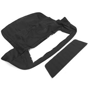 Pour <span class=keywords><strong>Chevrolet</strong></span> <span class=keywords><strong>C4</strong></span> <span class=keywords><strong>Corvette</strong></span> de 1986 à 1993 # Capote souple convertible noire COR86989 avec fenêtre - Product Image 1