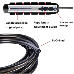 เชือกกระโดดออกกำลังกายแบบปรับได้พร้อมโลโก้สั่งทำสำหรับขายส่ง - Product Image 3