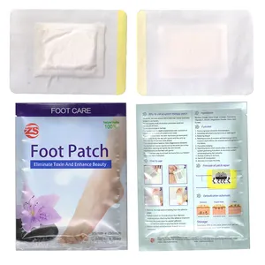 Vente chaude coussinets de désintoxication des pieds détendre les pieds patch patchs anti-douleur pour favoriser le sommeil