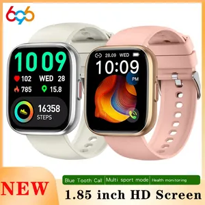 Nouvelle Smartwatch P114 2025 1,85 pouces pour Hommes et Femmes, avec Suivi de la Fréquence Cardiaque, de l'Oxygène Sanguin, de la Santé, Plus de 100 Modes Sportifs, Musique, Appels Bluetooth et Jeux - Product Image 1