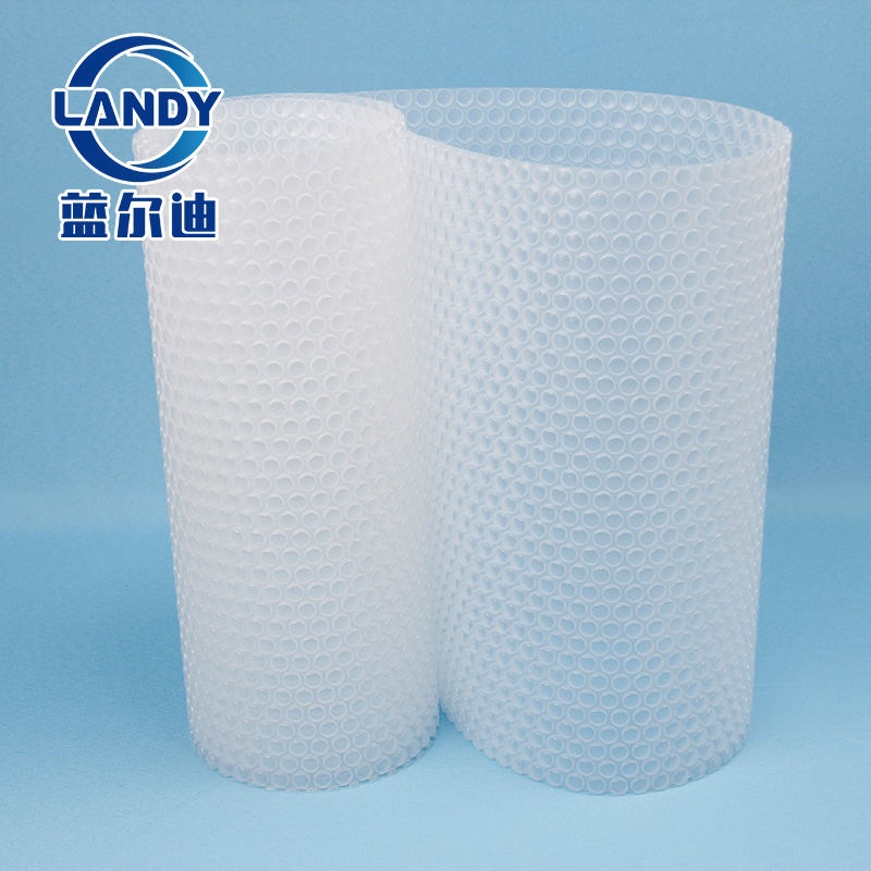 Couverture de piscine solaire blanche