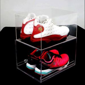 Spring Sign transparente schuhe <span class=keywords><strong>Nike</strong></span> acrílico zapatilla <span class=keywords><strong>caja</strong></span> <span class=keywords><strong>de</strong></span> <span class=keywords><strong>zapatos</strong></span> plexiglás <span class=keywords><strong>caja</strong></span> <span class=keywords><strong>de</strong></span> almacenamiento - Product Image 1