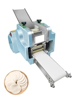 Machine commerciale automatique pour la fabrication de peaux de raviolis, machine à former des enveloppes de wonton carrées, rondes et triangulaires, machine à samosas