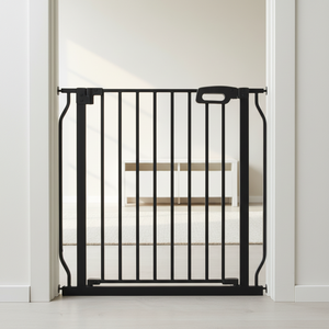 Barrière de sécurité pour bébé et animaux domestiques en plastique durable, facile à franchir, clôture pour chiens, barrière de sécurité pour enfants, intérieur/extérieur - Product Image 1