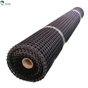 Géogrille PET 80-80KN noire en polyester biaxial - Product Image 4