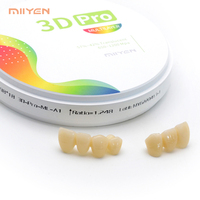 MIIYEN 3D Pro bloc de zircone dentaire matériau multicouche transparence pour dentaire antérieur 14 unités ponts dentiste CAD