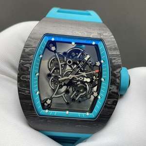 Reloj Mecánico de Lujo, Resistente al Agua 100 Bar, Resistencia al Agua, Fábrica ZF V3 RM055 RMUL2, Movimiento Automático, Acero Inoxidable, Puntero - Product Image 3