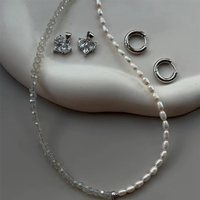 Collares de Perlas de Agua Dulce Naturales, Estilo Veraniego, para Vacaciones en la Playa, Joyería Artesanal con Temática Oceánica, Regalos para Mujer, Venta al Por Mayor