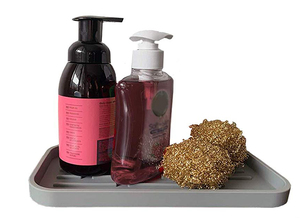 Porta spugna da cucina portasapone in Silicone lavello vassoio tappetino <span class=keywords><strong>rubinetto</strong></span> tappetino - Product Image 2