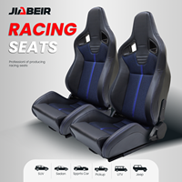 JIABEIR 1039rm Station de jeu simulateur de course universelle avec sièges de course réglables