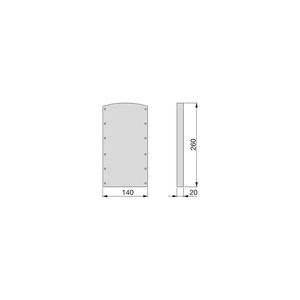 EMUCA 7085017 distanziatore laterale per appendiabiti appendiabiti in plastica nera flessibile resistente per bambini 2 pezzi Set per balcone - Product Image 2