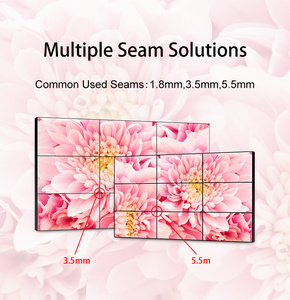 HD trong nhà 46/49/55 inch <span class=keywords><strong>LCD</strong></span> video tường nối màn hình hẹp bezel hiển thị cho thương mại trung tâm mua sắm cửa hàng bán lẻ sân bay - Product Image 3