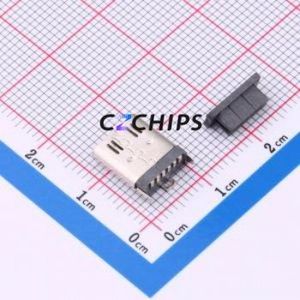 HX TYPE-C 6P LT H10.0 USB Connector SMD Connector ( Connector Type: Type-C )( Gender: Female )( Mounting Type: Vertical Mount ) - Product Image 2