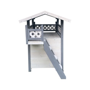 Casa de mascotas inteligente con balcón superior, venta al por mayor, para gatos y perros - Product Image 2