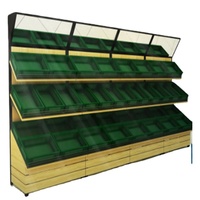 Supermarkt Groenten En Fruit Display Rek Planken