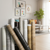Teppichrolle Bodenbelag Lockco Wasserdichter Gummi-Bodenbelag Laminat Schaumstoffmatte Vinyl Kunststoff Linoleum PVC-Bodenbelag Lagerbestand