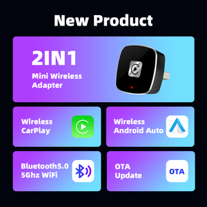 Ekiy mini xách tay tự động thiết bị điện tử Dongle không dây Carplay Android Auto phổ phụ kiện xe hơi không dây Carplay <span class=keywords><strong>Adapter</strong></span> - Product Image 2