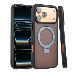 Nouvelle coque de téléphone antichoc pour iPhone 17 16 15 Pro Max 14 13 Pro avec chargement magnétique et béquille réglable - Product Image 1