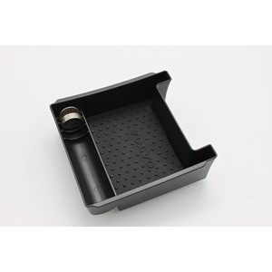 Volvo Car Organizer Storage Box <b>Black</b> Plastic Modern Style For XC60 S60 S60L V60 Center <b>Console</b> - Product Image 2