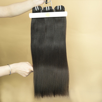 Lots de Cheveux Brésiliens Vierges Naturels Yaki Lisses, Donneur Unique, 100% Non Transformés, Cuticules Alignées, Vente en Gros pour Salons