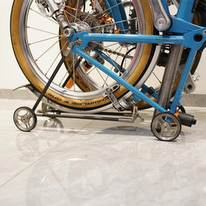 Porte-bagages arrière pour vélo, porte-bagages pour bagages, porte-bagages facile, carbone, titane, UionJack, à utiliser pour <span class=keywords><strong>Brompton</strong></span> a C P T Line - Product Image 2