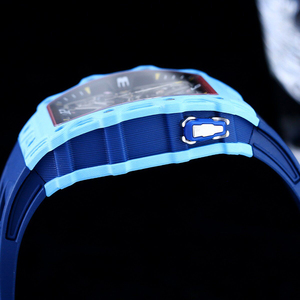 Montre sport haut de gamme en fibre de carbone 35-03, design barillet avec mouvement intégré, montre décontractée pour homme 35-03 - Product Image 3