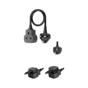 Câble d'extension robuste noir 13A 250V conforme à la norme britannique BS1363 avec fusible pour <span class=keywords><strong>machine</strong></span> à <span class=keywords><strong>laver</strong></span> et appareils électroménagers - Product Image 3