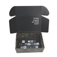 Caja de Envío Rígida con Forro de Esponja y Laminación Brillante con Logotipo Personalizado, Cajas de Cartón Corrugado Ecológicas para Empaque de Regalos