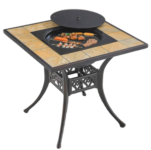 Outdoor Dining <strong>Table</strong> Chairs Cast Aluminum Alloy Barbecue Garden Balcony <strong>Small</strong> Coffee Oval Long Square <strong>Table</strong> - Product Image 4