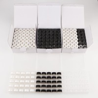 Tapez un fil de polyester de bobines pré-enroulées en plastique pour tous les fils de machine à broder 75d/2
