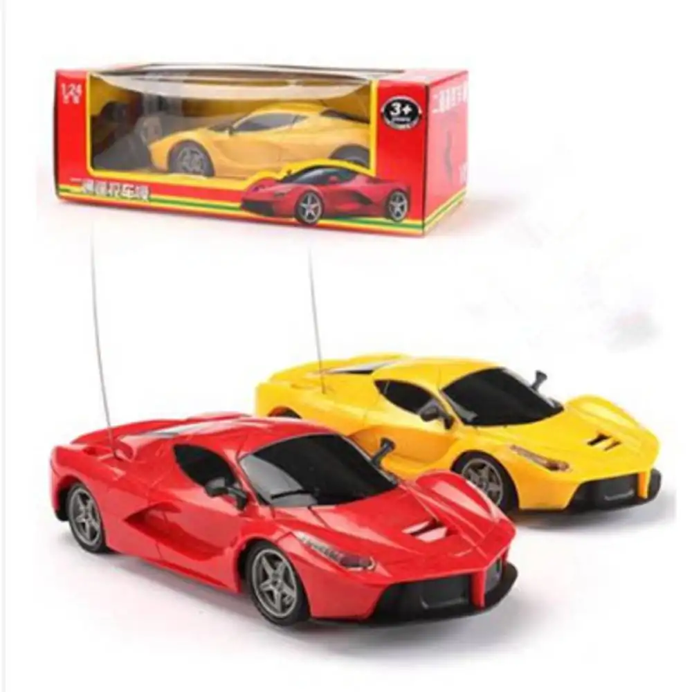 1:24 Remote Control Simulation Sports Car Toy with Light--Random Color
